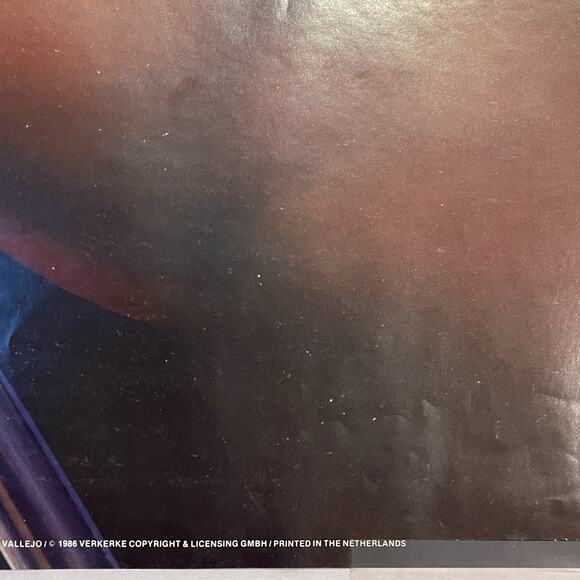 Boris Vallejo Curl Fantasy Art Poster 36.5x23.75 1986 Rare Bodybuilding Print - Picture 7 of 9